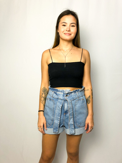 Cropped Canelado Jasmim - comprar online