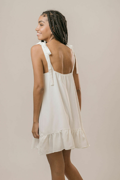 Vestido Sagres Crepe Branco - comprar online