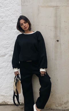 Calça Moletom Oversized Luanna na internet