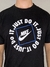 Camiseta Nike Just do It Preta na internet