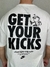 Camiseta Nike Sportswear Get Your Kicks Bege - loja online