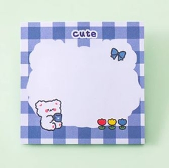 Bloco de notas adesivas - cute bear