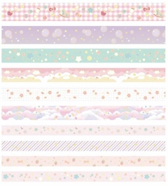 Kit com 10 washi tapes - noite estrelada - comprar online