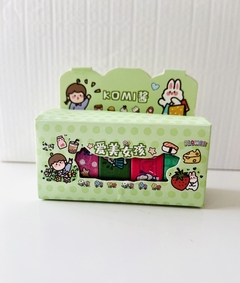 Kit com 5 washi tapes - komi na internet