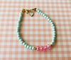 Pulseira - pink mint