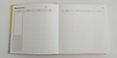 Mini planner minimalista na internet