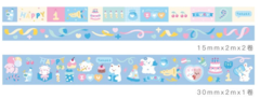 Trio washi tapes - aniversário