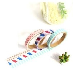 Trio washi tapes - estampas diversas