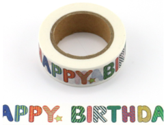 Washi tape - Happy Birthday