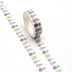 Washi tape - regadores com flores