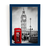 Quadro Londres - Big Ben e Telephone - loja online