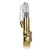 Vibrador Rotativo Jack Rabbit RECARREGÁVEL - Dourado - Com estimulador ANAL - EVA533 xx - comprar online