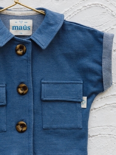 Camisa Roble Denim - Maus | Ropa para bebes y niños de 0 a 4 años