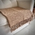 Manta Boho Mary Caramelo 180 x 120cm - comprar online