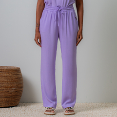 Calça comprimento exato reta pijama - comprar online