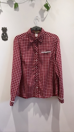 Camisa Grid Terracota M