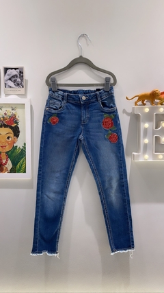 Calça Jeans Rosas OVS 6-7