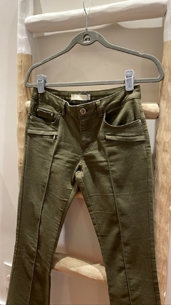 Calça Jeans Verde Zara 38 - comprar online