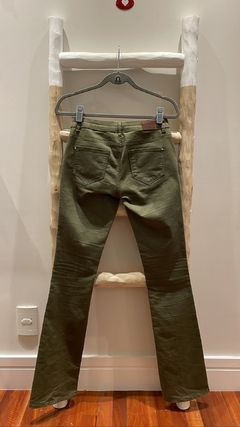 Calça Jeans Verde Zara 38 na internet