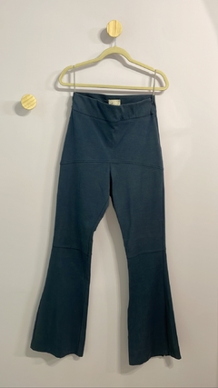 Calça Flare Zíper Azul Alexa G