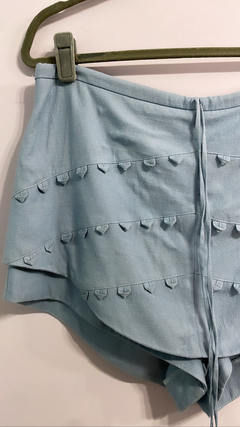 Shorts Azul Teashirt 40 na internet