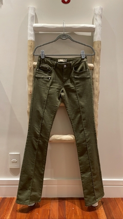 Calça Jeans Verde Zara 38