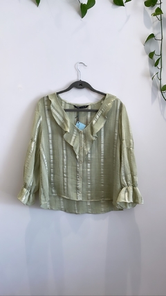 Camisa Verde Zara M