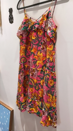 Vestido Seda Floral Bobstore P na internet