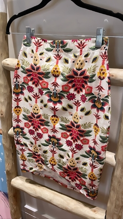 Saia Bandagem Floral Manacá 38 - comprar online