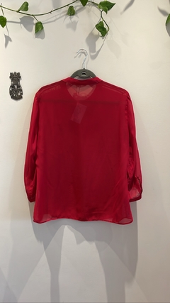 Camisa Transparente Vermelho Cortelle 44 na internet