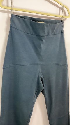 Calça Flare Zíper Azul Alexa G - loja online