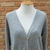 cardigan de tricot cinza mescla - tam m - forever 21 - comprar online