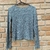 blusa cinza mescla manga longa - tam 9/10 - abercrombie - loja online