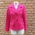 blazer de lã rosa - tam m - viv l'eroá