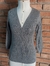 Cardigan de tricot cinza e prata - Tam P - ZARA - comprar online