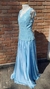 Vestido longo com renda azul claro - Tam 48 - DRESS na internet