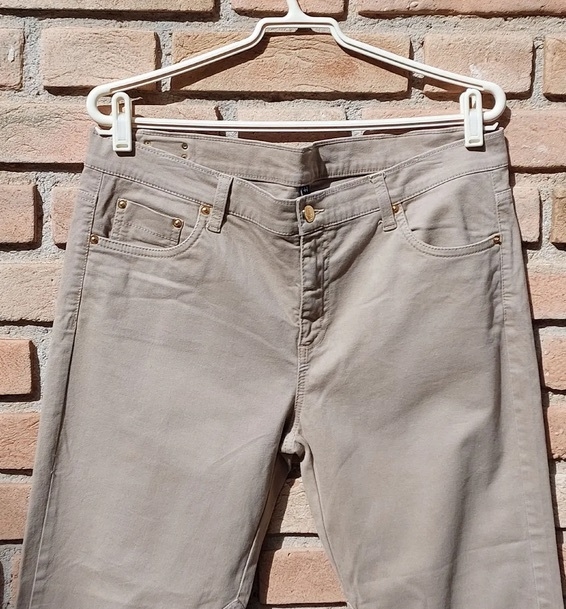 Calça de brim marrom sale