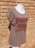 Camiseta marrom party time - Tam M - DZARM - comprar online