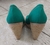 Sapato peep toe verde Anabela - Tam 34 - SHOESTOCK na internet