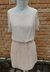 Vestido nude plissado - Tam P - FOREVER 21 - comprar online