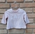 Camiseta rosa manga longa - tam 3- 6 meses - gap