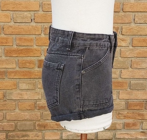 Short jeans preto- tam 36 - cotton on