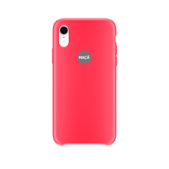 IPHONE XR - CAPA SILICONE - ROSA NEON