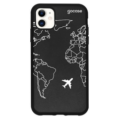 IPHONE 11 - CAPA MAPA MUNDI LINHAS BRANCAS CBLACK - GOCASE