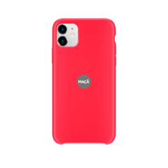 IPHONE 11 - CAPA SILICONE - CORAL NEON
