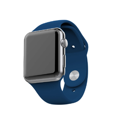 PULSEIRA APPLE WATCH 38/40MM - SILICONE AZUL JEANS