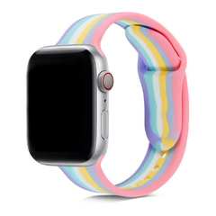PULSEIRA APPLE WATCH 42/44MM - SILICONE ALGODAO DOCE