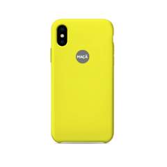 IPHONE X/XS - CAPA SILICONE - AMARELO OURO - comprar online