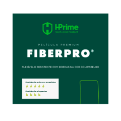 IPHONE 13 PRO MAX/14 PLUS - PELICULA FIBERPRO - PRETO - HPRIME