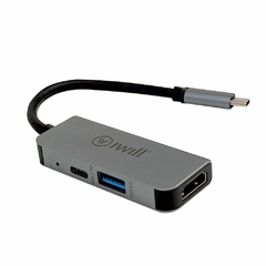HUB USB-C MINI 3 EM 1 - IWILL na internet